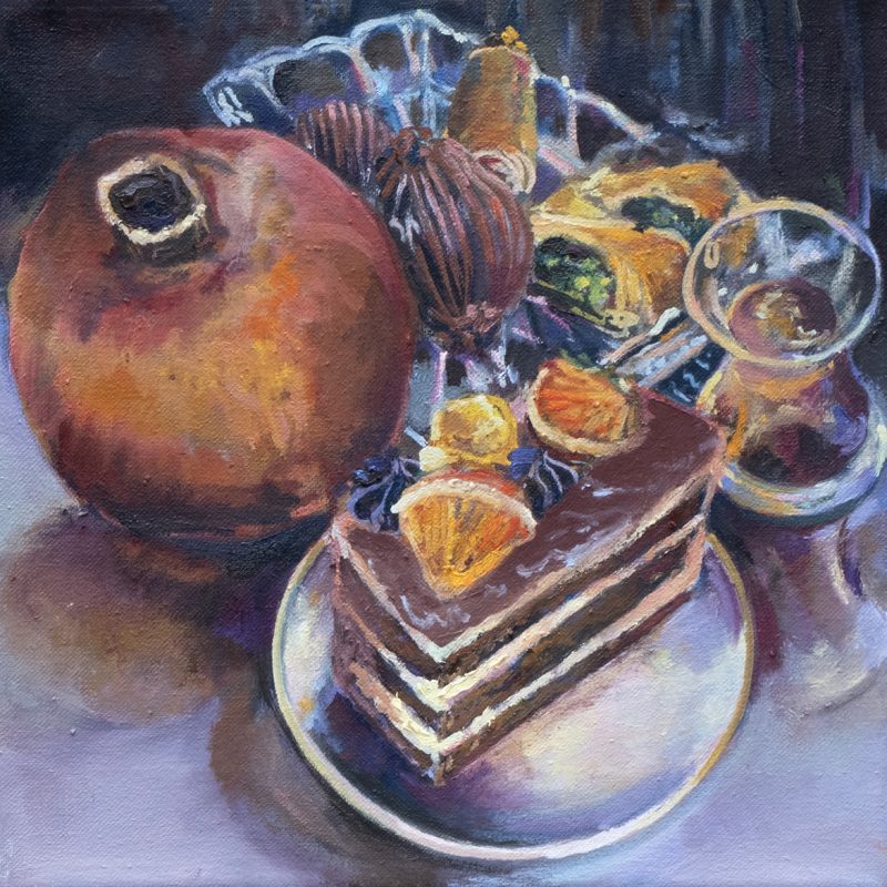 Granatapfel-Schoko